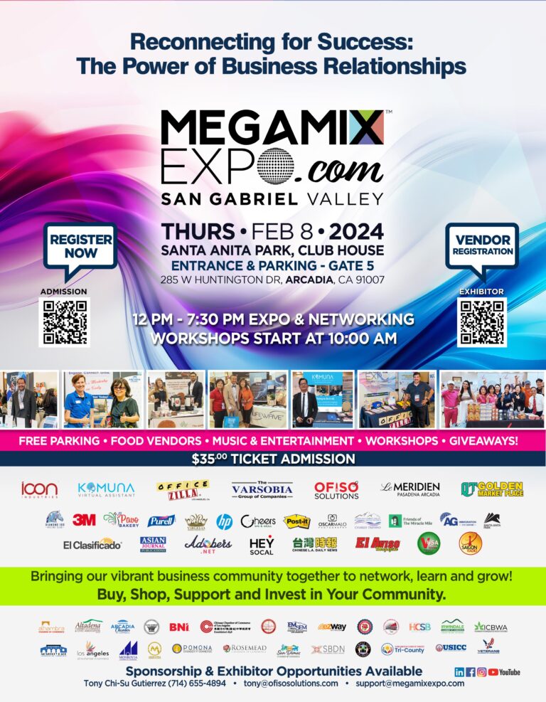 MegaMix Expo Flyer to promote the event on Feb 8, 2024