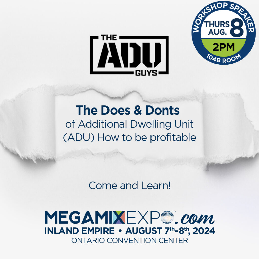 Inland Empire Megamix Expo ADU Workshop